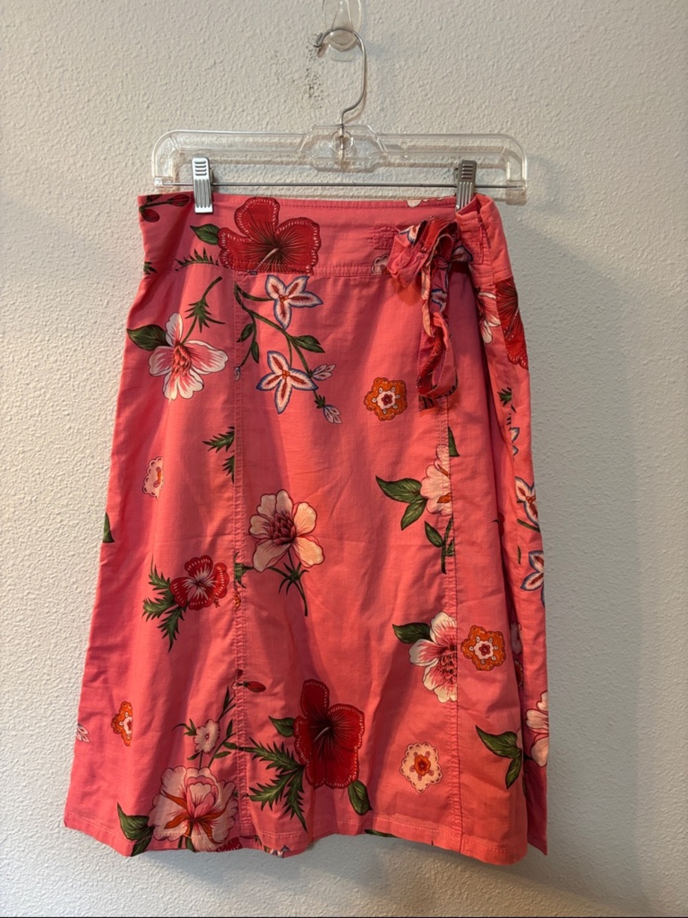 Tommy Hilfiger Pink Floral Print Skirt